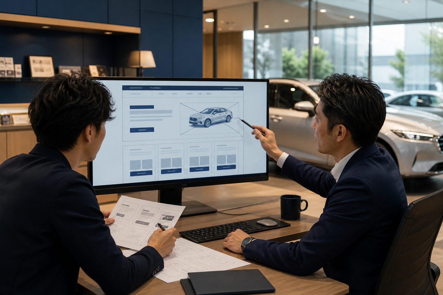 自動車ビジネス向けカスタムWeb・業務ソフト：テンプレでは足りないとき